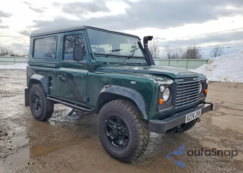 1993 Land Rover Defender 90 X-Dynamic Se z USA, uszkodzony, nr VIN SALLDVAF7KA921679